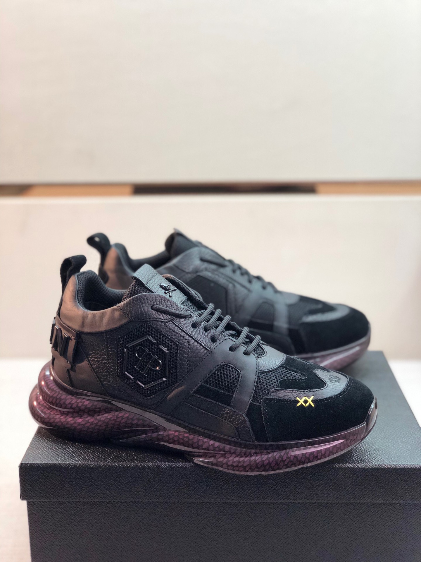 Philipp Plein #284 Hombres zapatos deportivos de moda