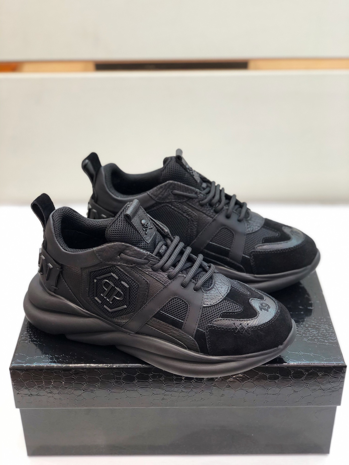 Philipp Plein #334 Hombres zapatos deportivos de moda