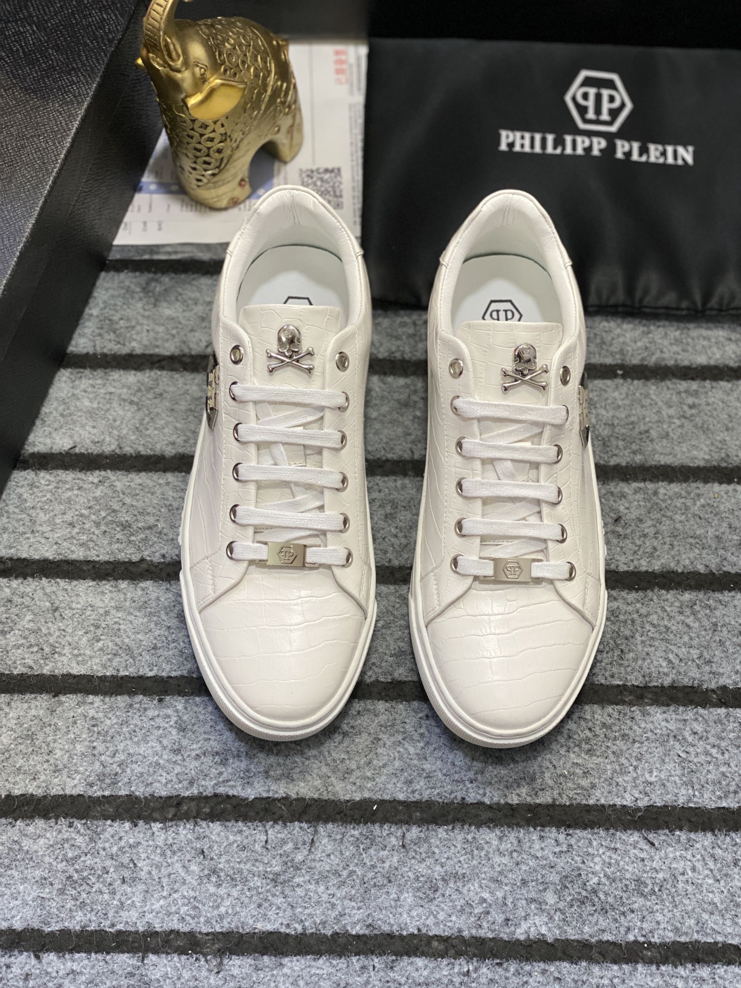 Philipp Plein #537 Hombres zapatos casuales de moda