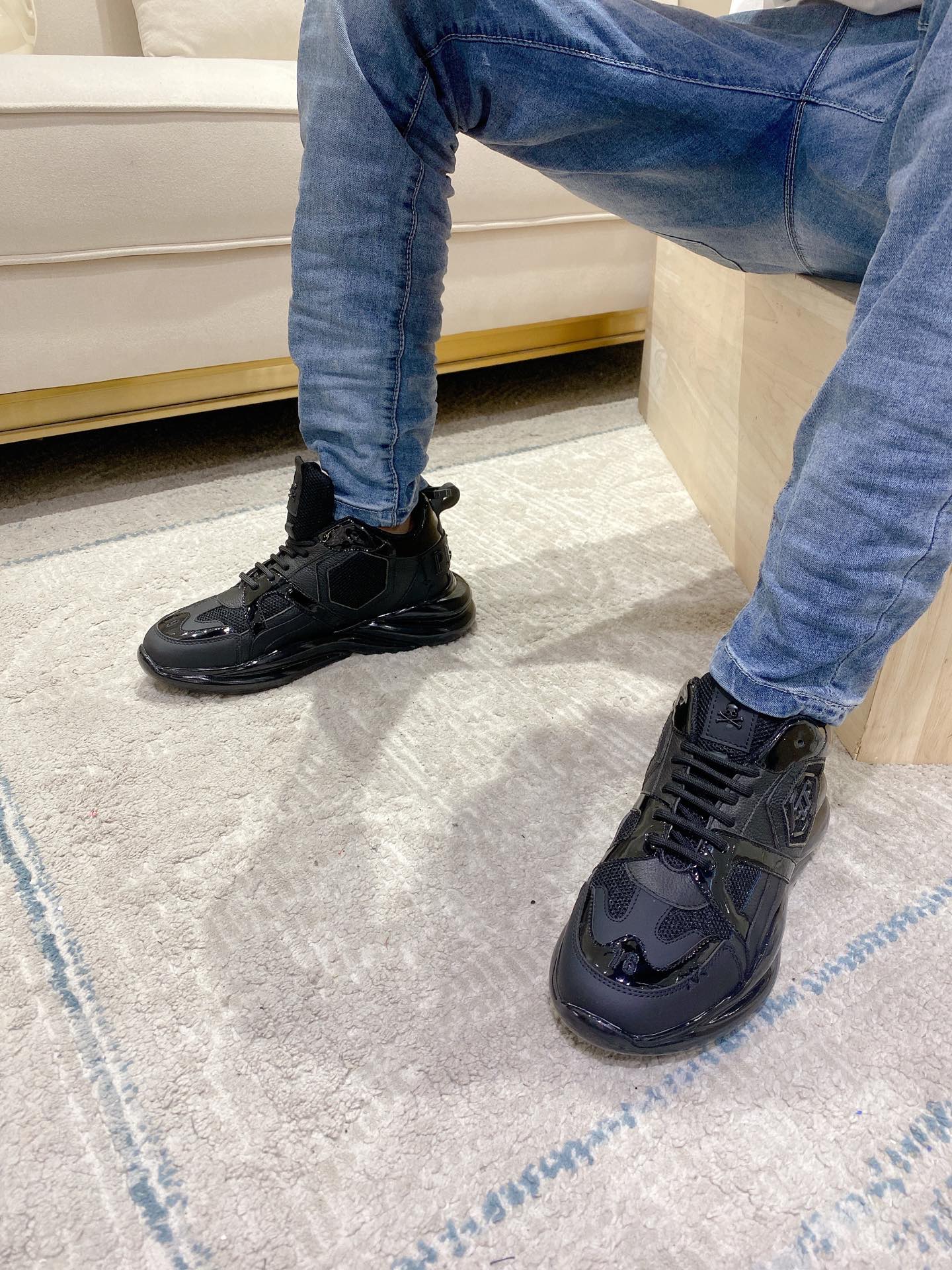 Philipp Plein #8696 Hombres zapatos casuales de moda