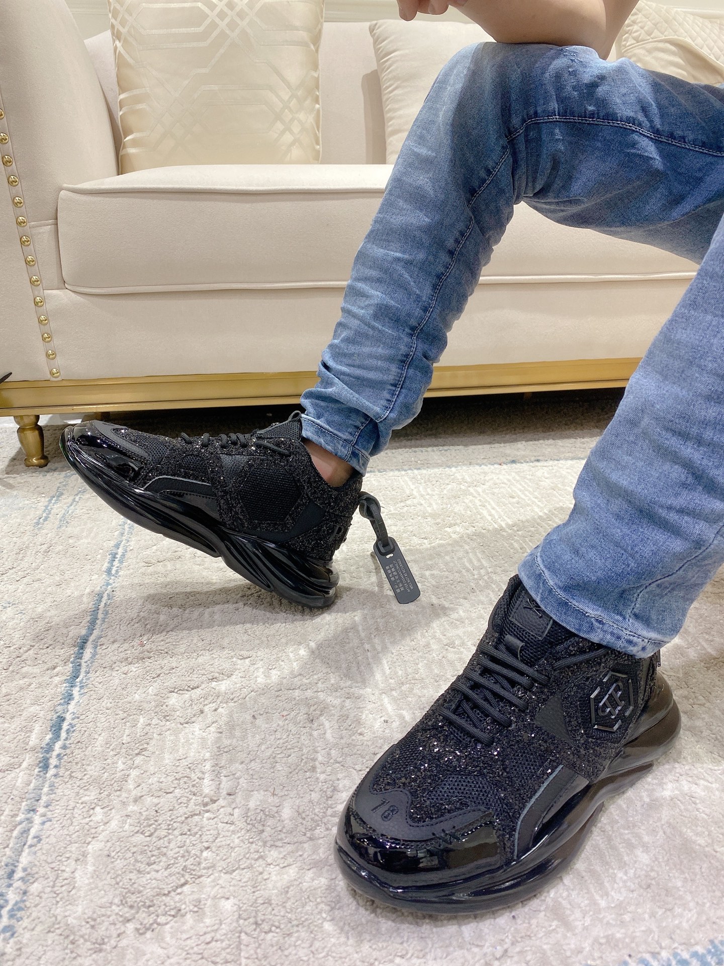 Philipp Plein #8711 Hombres zapatos casuales de moda