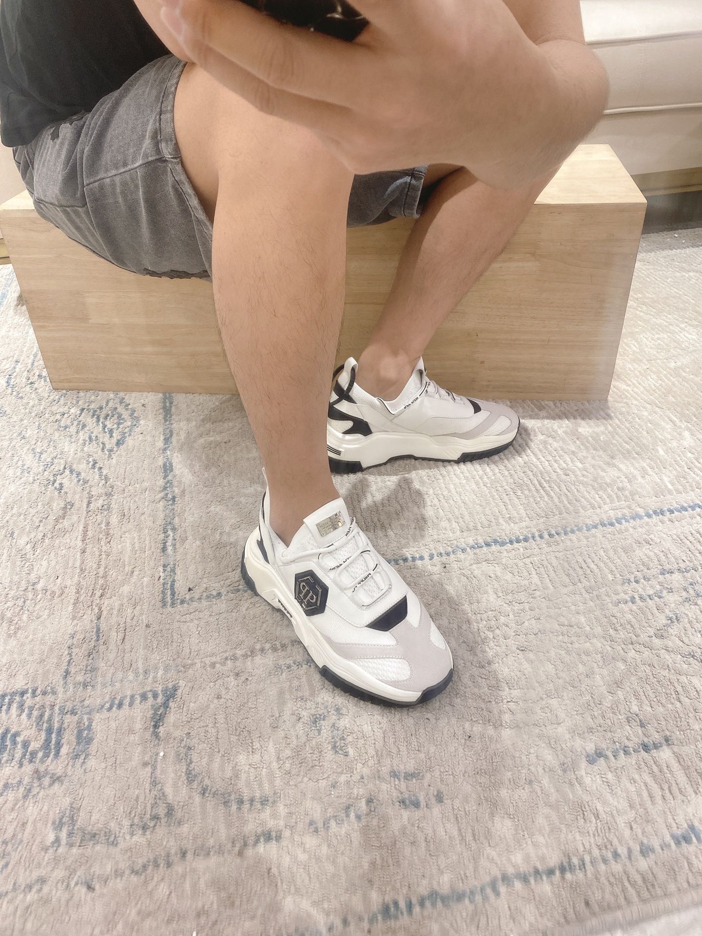 Philipp Plein #8852 hombres zapatos casuales de moda