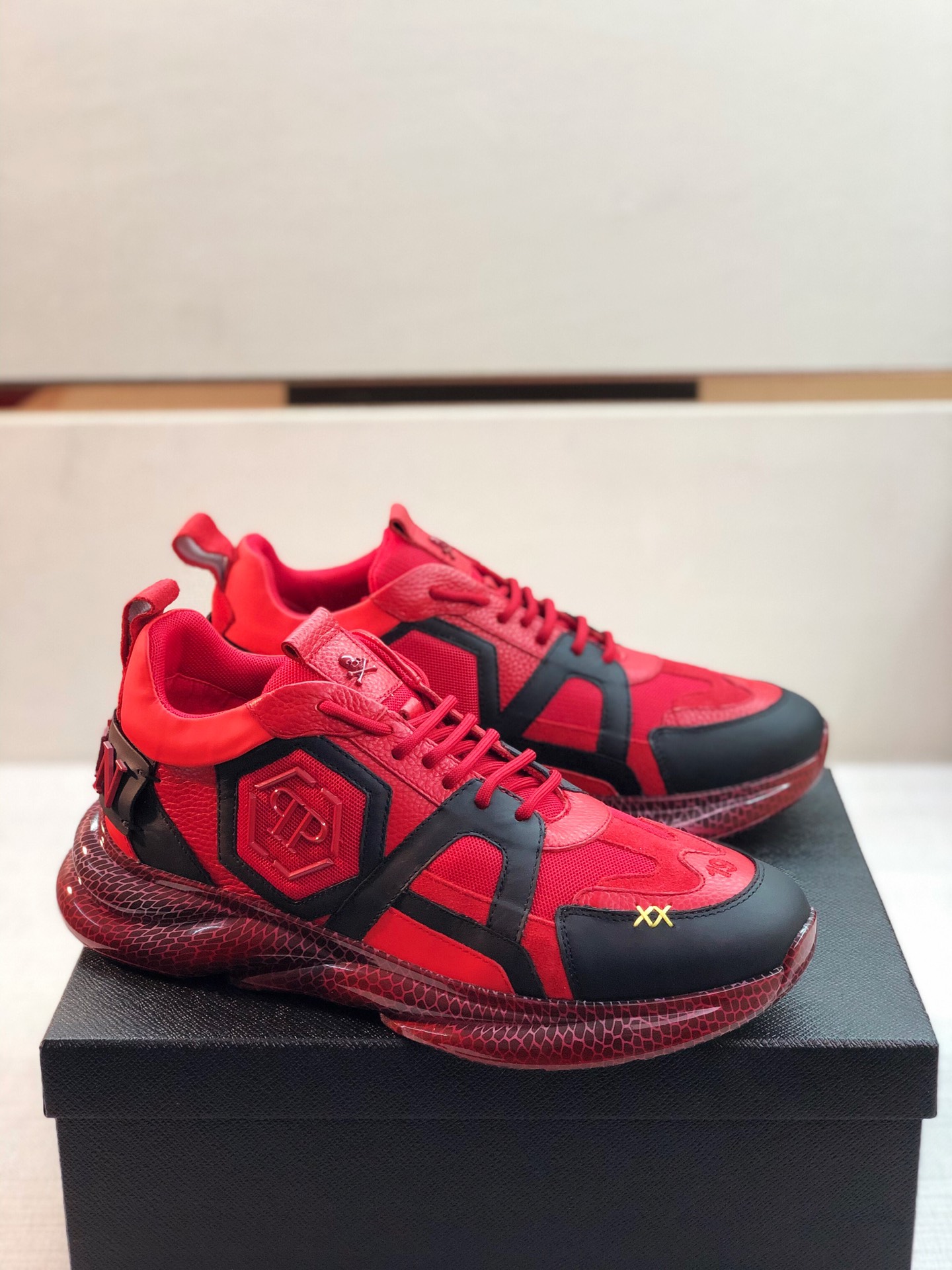 Philipp Plein #16600 Hombres zapatos deportivos de moda