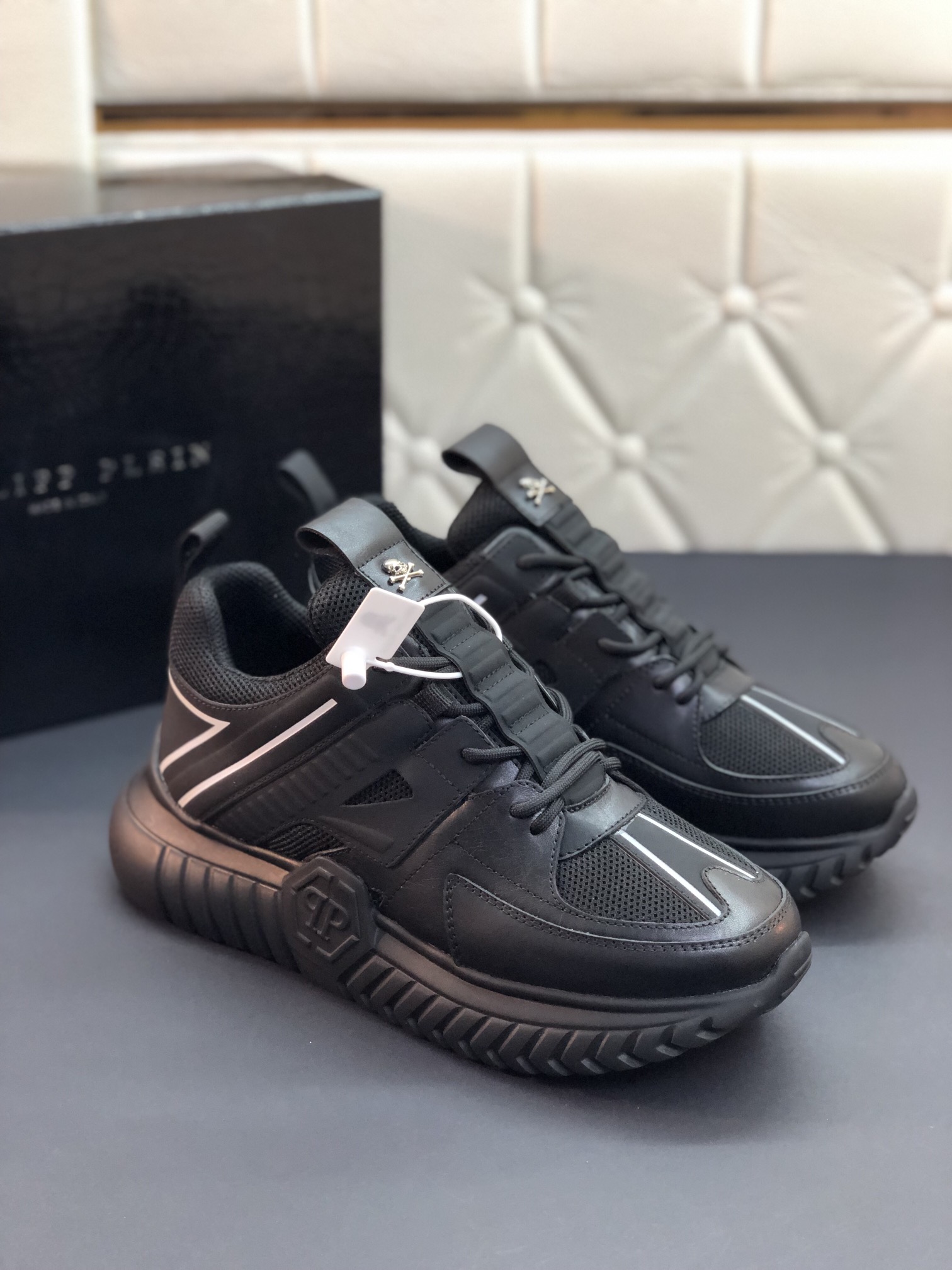 Philipp Plein #18140 zapatos deportivos de moda