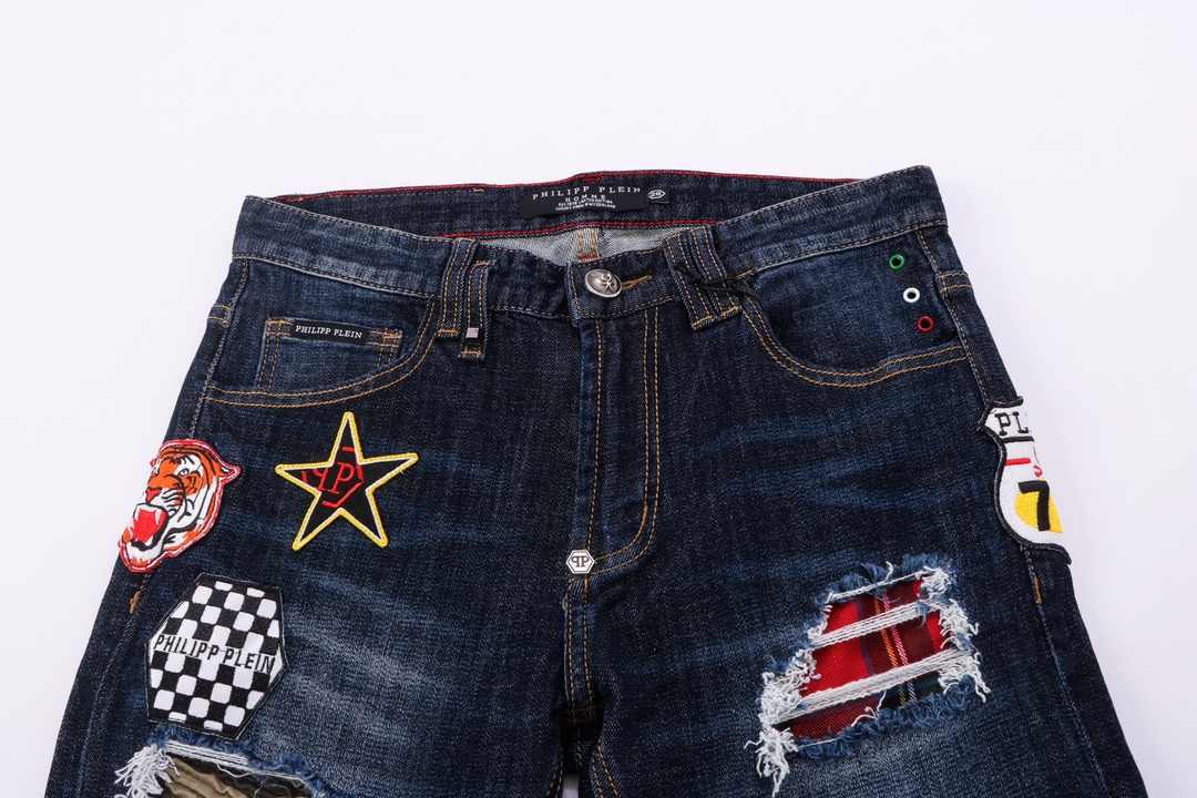 Philipp Plein #53289 Hombres Jeans de moda