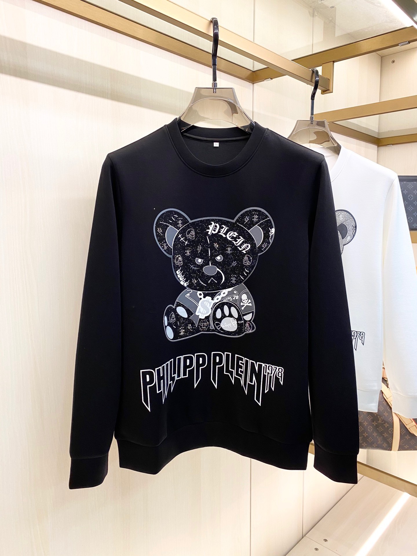 Philipp Plein #53342 Hombres de moda Hoodies de moda