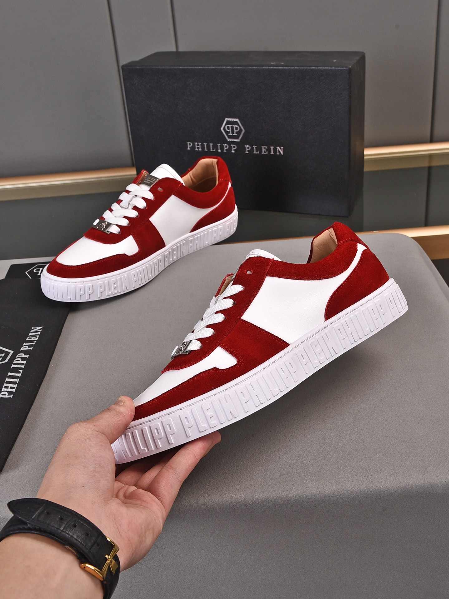 Philipp Plein #53793 Hombres zapatos casuales de moda