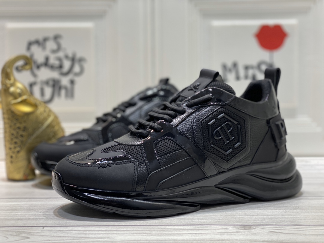 Philipp Plein #55345 Hombres zapatos deportivos de moda