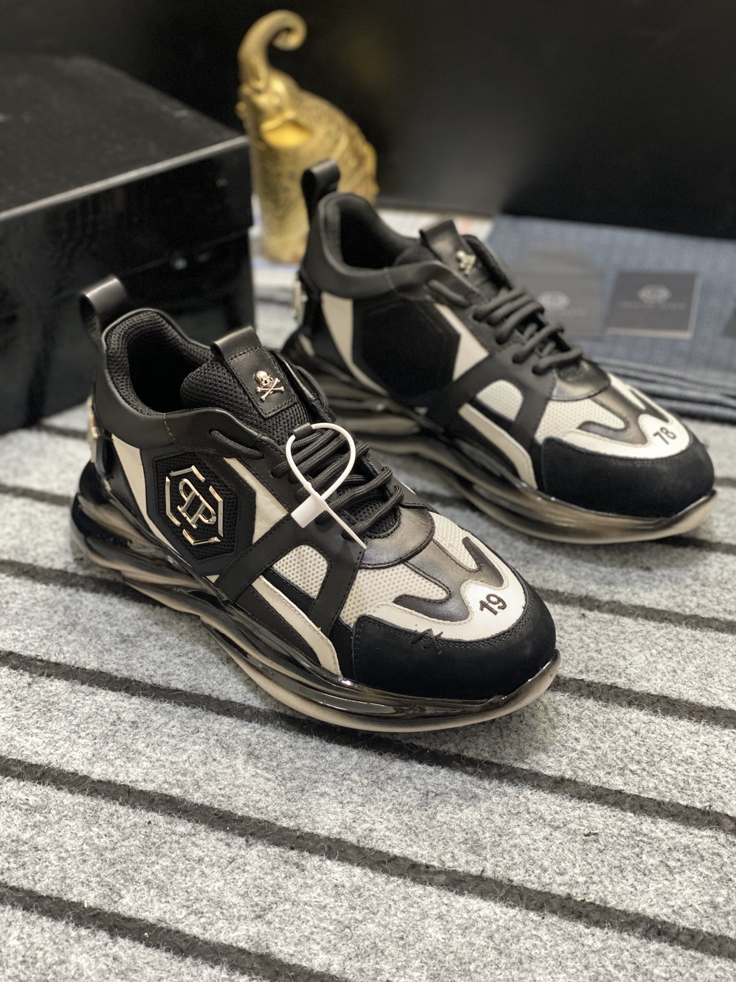 Philipp Plein #55353 Hombres zapatos deportivos de moda