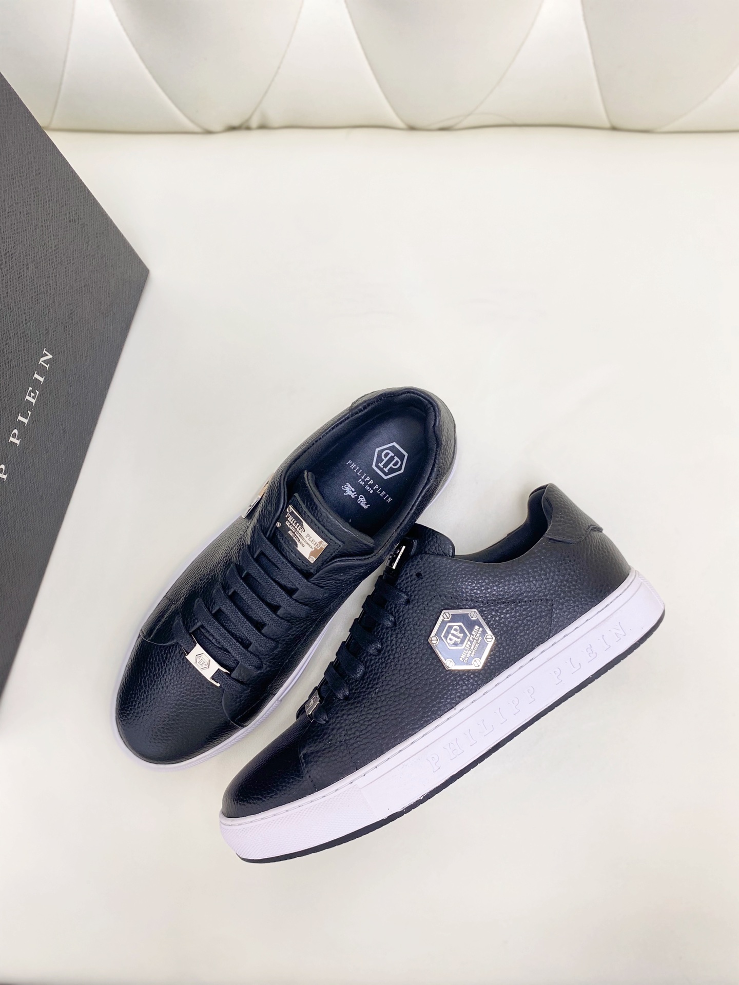 Philipp Plein #55376 Hombres de moda zapatos casuales