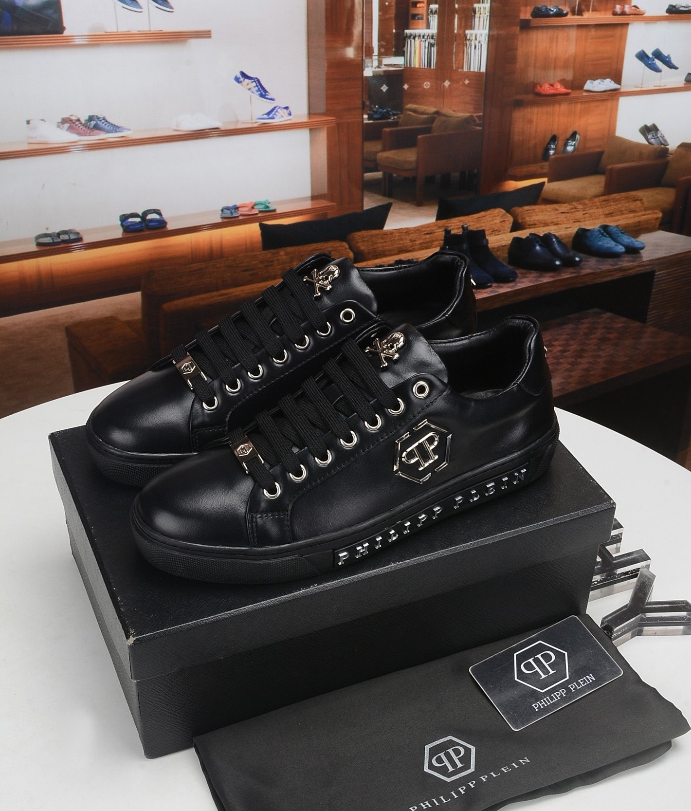 Philipp Plein #55600 zapatos casuales de moda