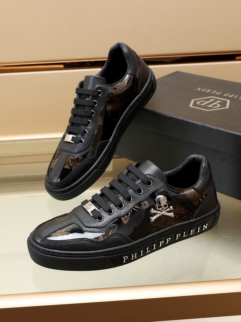 Philipp Plein #55700 Hombres zapatos casuales de moda