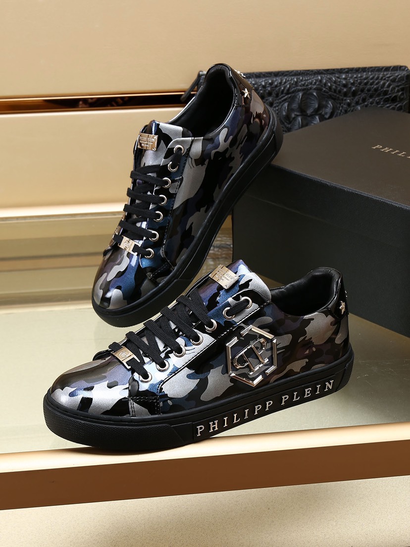 Philipp Plein #55704 Hombres zapatos casuales de moda