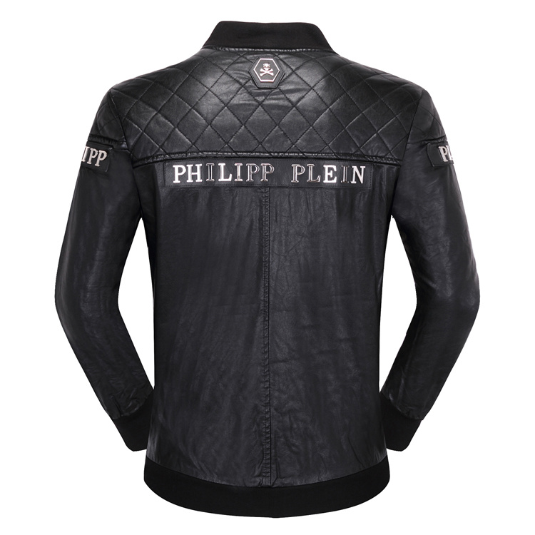 Philipp Plein #689467-1 Jackets de cuero PP para hombres