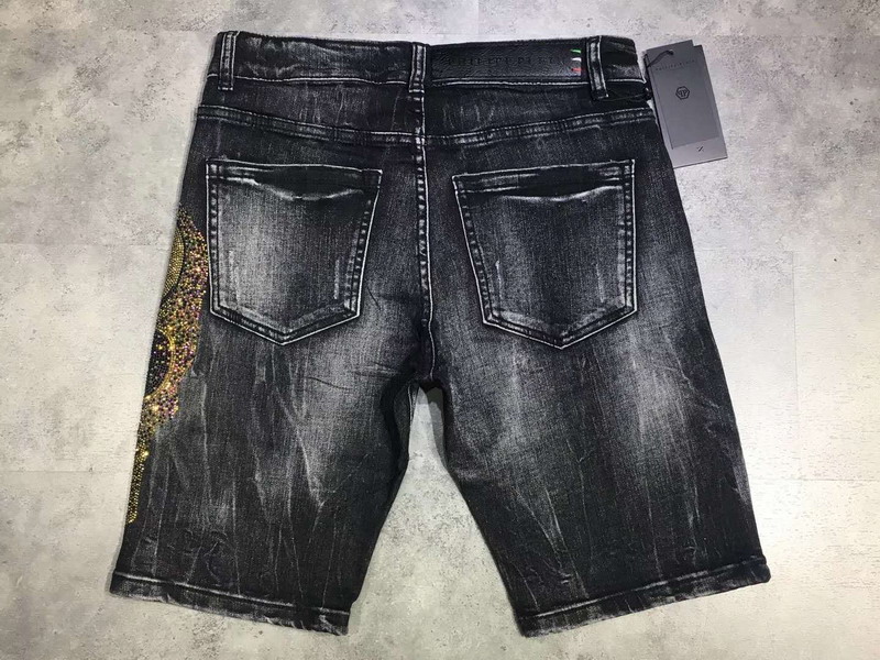 Philipp Plein #761252-1 PP Jeans Shorts para hombres