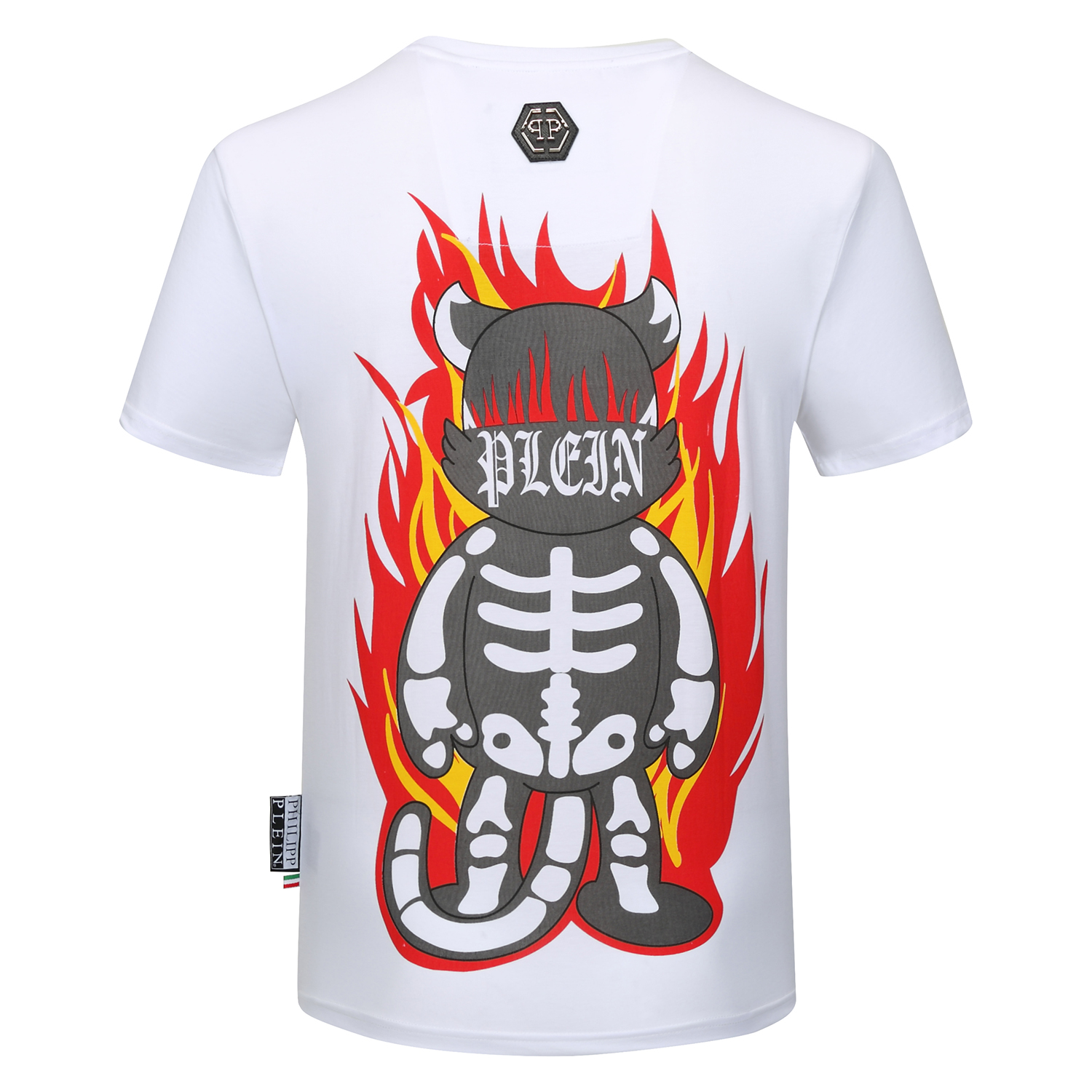 Philipp Plein #784722-1 PP Camisetas de manga de manga corta para hombres